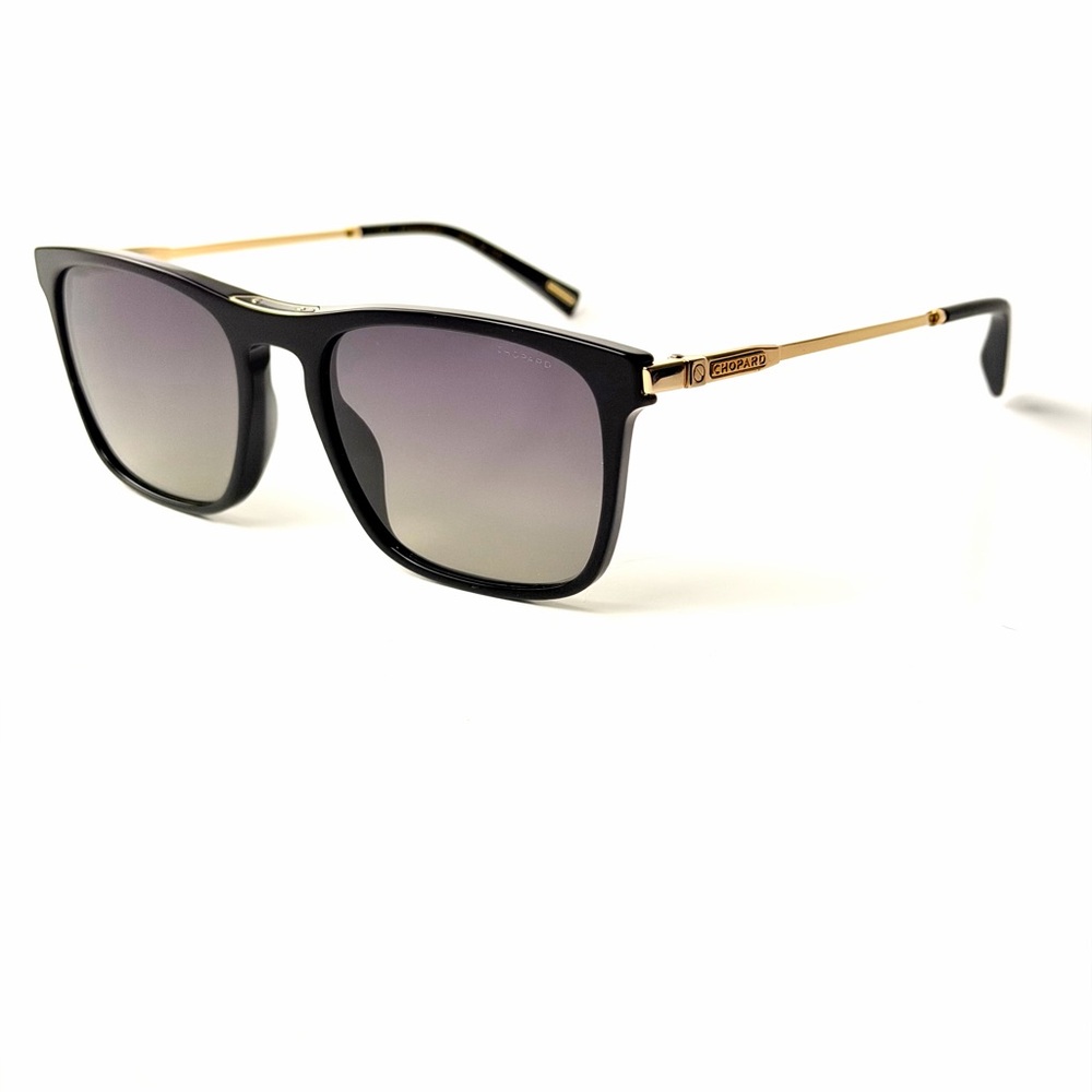 Chopard  SCH 329 700P Polarized Sunglasses 56mm Gradient grey Black Gold